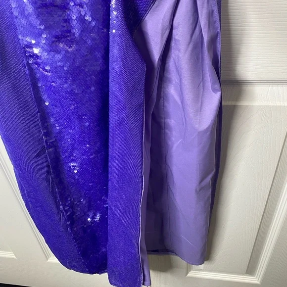 Aidan by Aidan Mattox Strapless Sequin Formal Gown - Picture 11 of 12